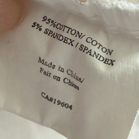 Costa Blanca White Cap Sleeve Top - size medium - Picture 4 of 4